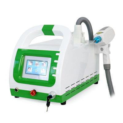 Sistema tenuto in mano della macchina di rimozione del tatuaggio della macchina del laser del ND commutato Q YAG per la casa