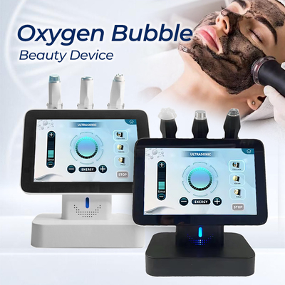 3 in 1 Peeling a getto di ossigeno Infusione Facelifting Cosmetico Stringing Beauty Skin Care CO2 Bubble Oxygenation Exfoliate Oxygen Facial Machine
