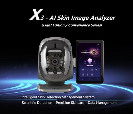 Apparecchiatura per test diagnostici per salone di bellezza con display da 15,6 pollici per analizzatore di arrossamento della pelle sensibile AI