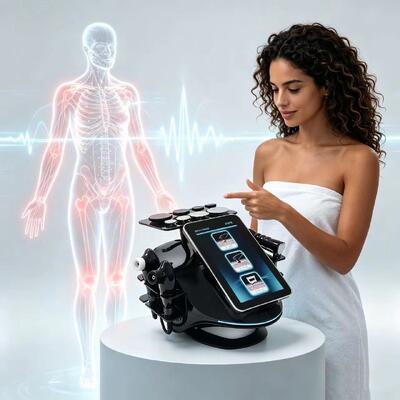 448KHz RF Tecar Macchina per il ringiovanimento del viso e la cura del viso Display tattile Skin Lifting Beauty Device