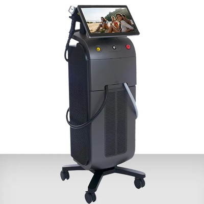 sistema 1600W del platino del ghiaccio del soprano del dispositivo di rimozione dei capelli facciali del laser a diodi di 1064nm Yag