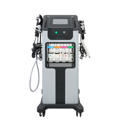 8 In1 Oxygen H2O2 Facial Blackhead Remover Machine per la cura della pelle