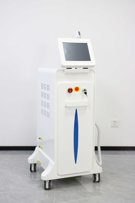 Soprano ad alta potenza, doppia maniglia, diodo laser per la depilazione, 4 lunghezze d'onda, ghiaccio, platino, titanio per la depilazione