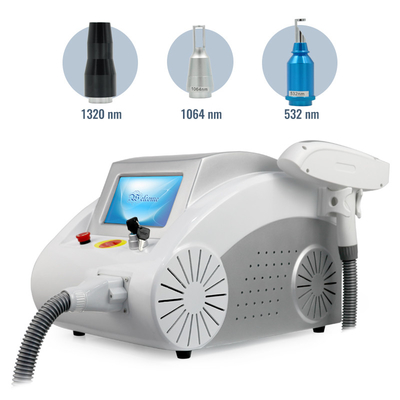 Portatile Q Switched Nd Yag Rimozione del tatuaggio Laser Carbon Peeling Skin Whting Beauty Machine
