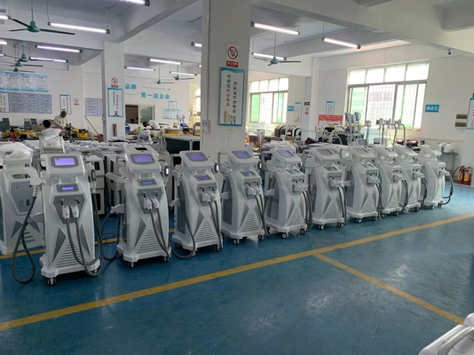 Doppio schermo 3 in 1 multifunzione IPL RF Nd Yag Laser per il ringiovanimento della pelle depilazione macchina di bellezza