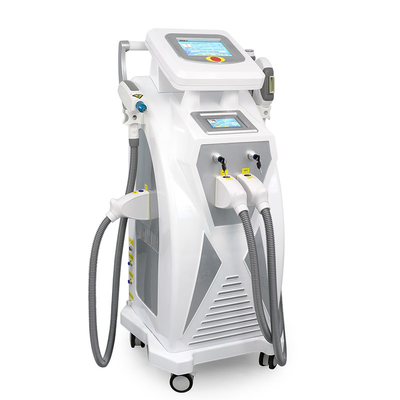 Doppio schermo 3 in 1 multifunzione IPL RF Nd Yag Laser per il ringiovanimento della pelle depilazione macchina di bellezza