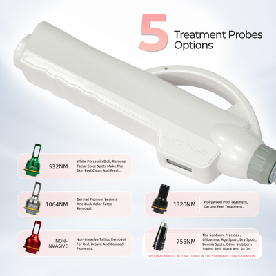 Picosecond Laser Q-Switched Clinical Korea 1064nm Pico Laser Tattoo Removal Machine Portatile