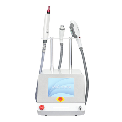 3 in 1 Picosecond Laser depilazione Ipl RF Machine con manico 3pcs