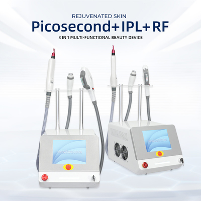 OEM rimozione dei capelli rimozione del tatuaggio Macchina di stretta della pelle 3 maniglia RF Elight IPL Nd Yag Laser 5 in 1 Multifunzione macchina di bellezza