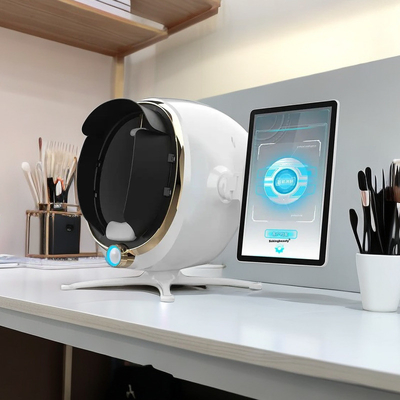 Analisi della pelle 3D portatile, scanner facciale, nuova tecnologia AI per l'analisi del capello e del corpo, macchina diagnostica per il test della pelle del salone