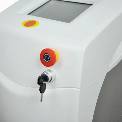 Macchina di depilazione laser a diodo portatile da 808 nm con schermo tattile TFT 10.4 e sistema di raffreddamento triplo per tutti i colori dei capelli