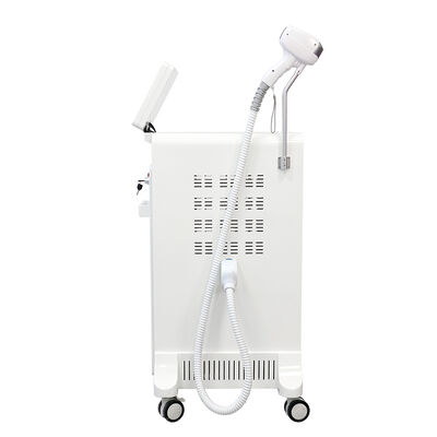 Eliminazione dei peli laser di diodo indolore 808nm Doppio manico Picosecondo laser portatile 3 onde tre lunghezza d'onda diodo macchina laser