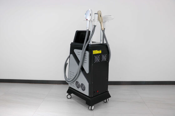 Macchina di bellezza verticale 4 in 1 Dispositivo di bellezza multifunzionale e sistema di depilazione laser