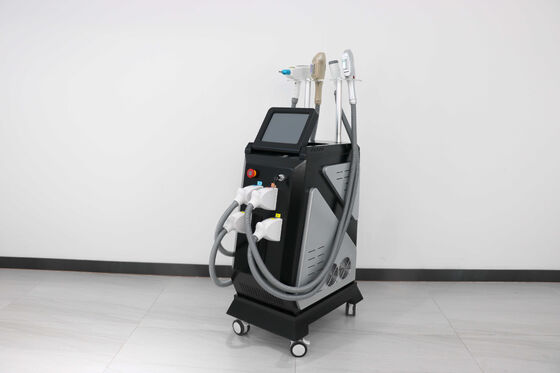 Macchina di bellezza verticale 4 in 1 Dispositivo di bellezza multifunzionale e sistema di depilazione laser