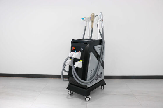 Macchina di bellezza verticale 4 in 1 Dispositivo di bellezza multifunzionale e sistema di depilazione laser