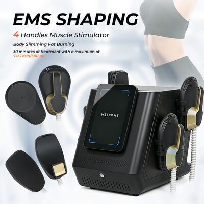 Macchina portatile per scolpire il corpo EMS con potenza di uscita di 2800 W, schermo da 12 pollici e tecnologia EMSlim per la stimolazione muscolare