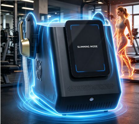 Macchina portatile per scolpire il corpo EMS con potenza di uscita di 2800 W, schermo da 12 pollici e tecnologia EMSlim per la stimolazione muscolare