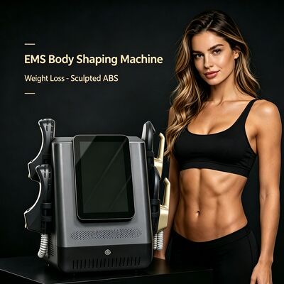 Macchina portatile per scolpire il corpo EMS con potenza di uscita di 2800 W, schermo da 12 pollici e tecnologia EMSlim per la stimolazione muscolare