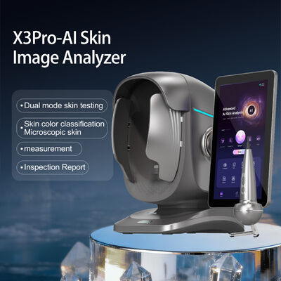 AI Magic 3D Mirror Facial Scanner Analisator De Piel Acne Analisi della pelle Full Face Scanner Testing Skin Analyzer Machine