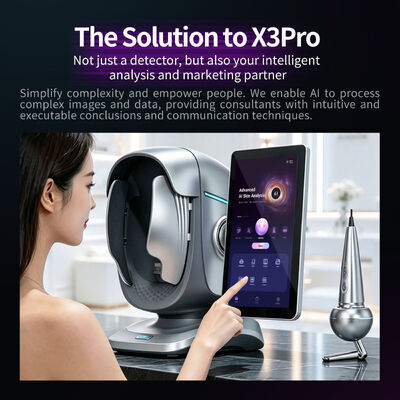 AI Magic 3D Mirror Facial Scanner Analisator De Piel Acne Analisi della pelle Full Face Scanner Testing Skin Analyzer Machine