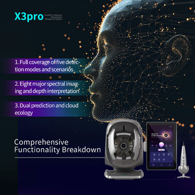 AI Magic 3D Mirror Facial Scanner Analisator De Piel Acne Analisi della pelle Full Face Scanner Testing Skin Analyzer Machine