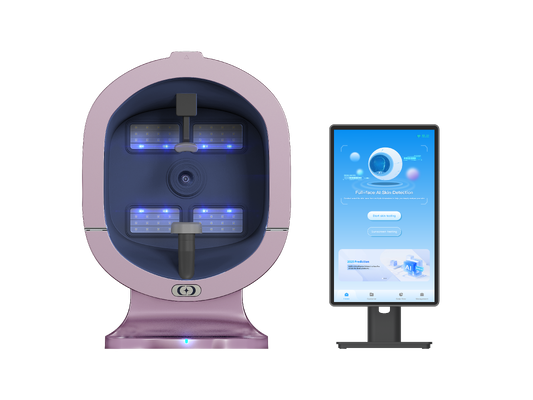 Analizzatore della pelle con specchio magico AI multispettro 3D X5 per salone di bellezza