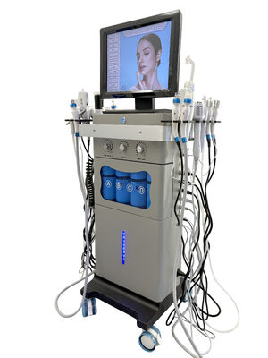 Dispositivo professionale 18 in 1 Aqua Exfoliate Oxygen Nourish Repair Facial Bright Spa