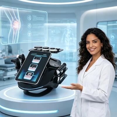 448KHz RF Tecar Therapy Machine con 3 sonde 8 teste e 12 pollici touch screen per il benessere dei tessuti profondi