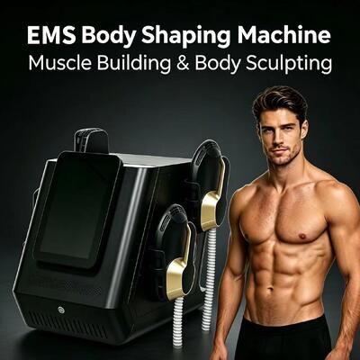 Macchina professionale per stimolazione muscolare RF con scolpitura del corpo EMS a 4 maniglie