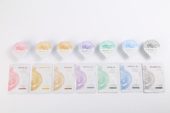 Kit professionale per il trattamento schiarente della pelle Illumina i baccelli del siero Gel per il viso Materiali di consumo per la cura della pelle per l'uso nel salone di bellezza