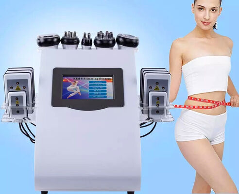 Macchina dimagrante a cavitazione sottovuoto 6 in 1 con RF ed EMS per il contorno del corpo, la riduzione del grasso e il rassodamento della pelle