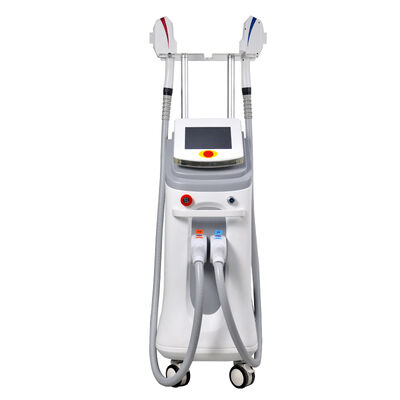 2 manicotti laser Beauty Machine Verticale laser machine depilazione Laser mole depilazione Multi manicotti laser machine