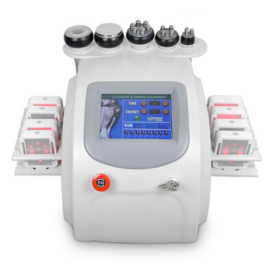 Multifunzione 6 in 1 Cavitazione ad ultrasuoni RF Laser a vuoto Target Body Slimming Skin Tightening Machine For Beauty Salon