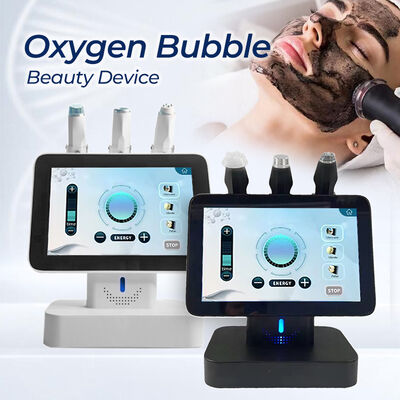 Macchina per salone di bellezza viso per pulizia profonda con bolle di CO2 a getto di ossigeno 3 in 1
