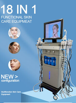 Dispositivo professionale 18 in 1 Aqua Exfoliate Oxygen Nourish Repair Facial Bright Spa