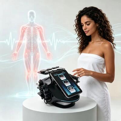 Dispositivo per fisioterapia a 8 teste RF Tecar per riparazione muscolare 448 KHz per atleti