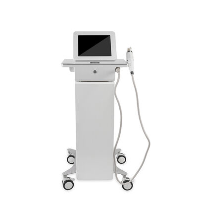 La nuova generazione di dispositivi di bellezza 2 in 1 a radiofrequenza dorata, anti-invecchiamento a radiofrequenza, lifting e rassodamento del viso, dispositivo portatile per il ringiovanimento della pelle.
